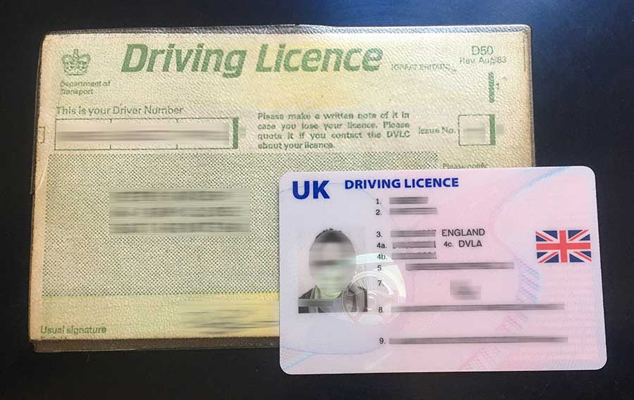 UK Driving License Codes