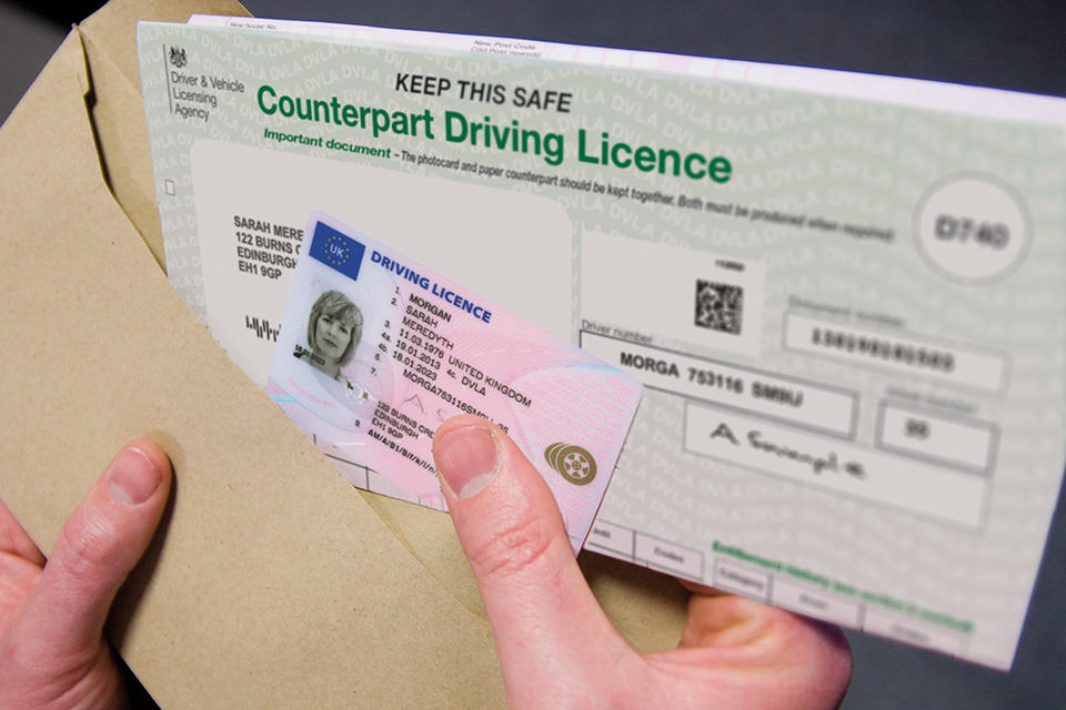 UK Gov Driving License Check